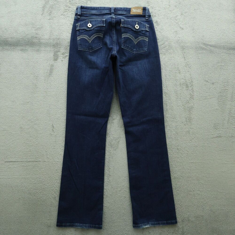 Levi's 529 Jeans Women's Size 6L Blue Low-Rise Curvy Bootcut Denim 34" Inseam